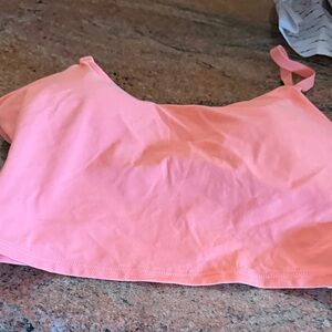 Athleta Coral Crop Top